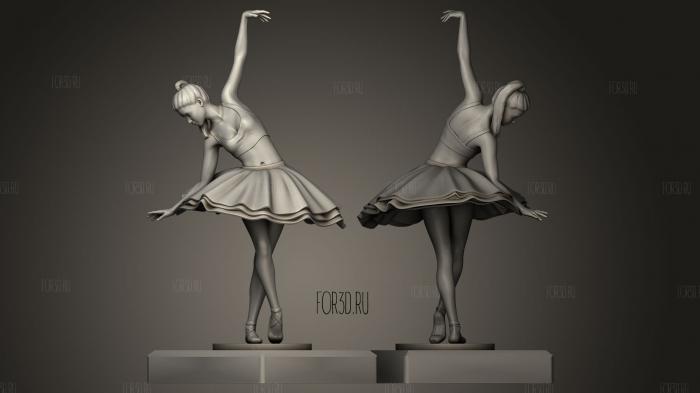 Балерина 2 3d stl модель для ЧПУ